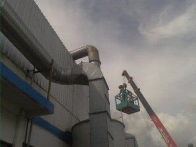 โครงการต่อขยายและซ่อมบํารุงท่อดักอากาศ