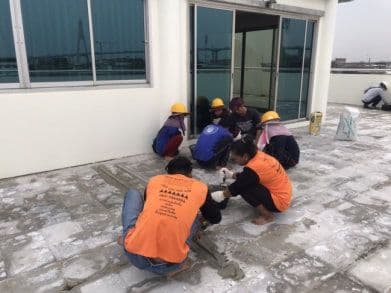 งานปรับระดับพื้นคอนกรีต อาคารสํานักงาน - รูปที่ 1
